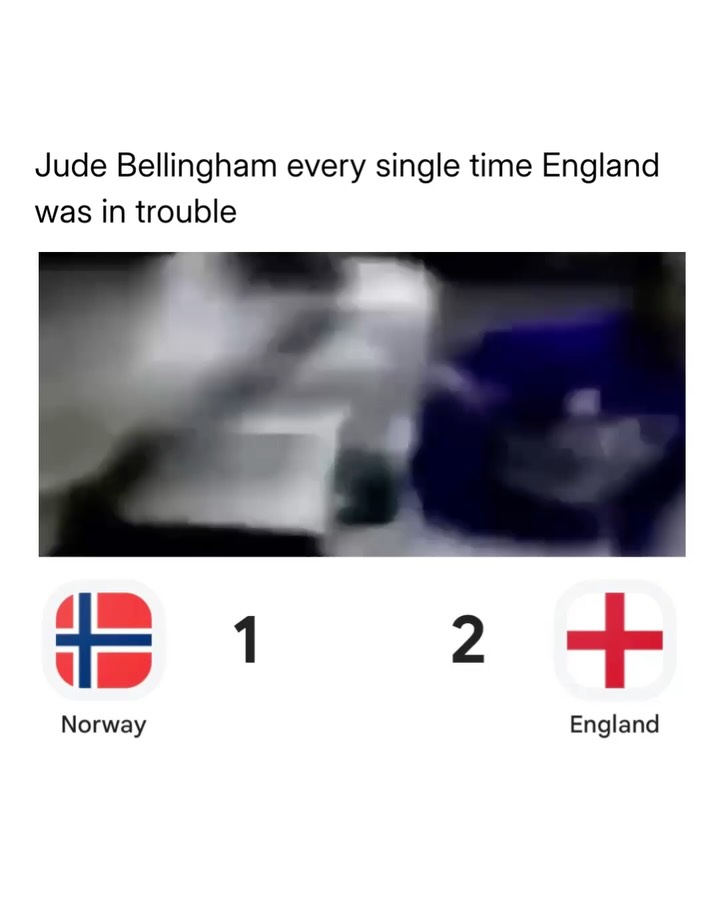 Jude Bellingham has two settings: jogging and saving England 😭

Every time England starts looking even slightly uncomfortable, Jude suddenly appears everywhere at once. One minute he’s defending in his own box, the next he’s carrying the ball 60 yards like he just remembered losing isn’t an option.

It’s like he waits until the pressure hits before deciding he’s actually the main character.