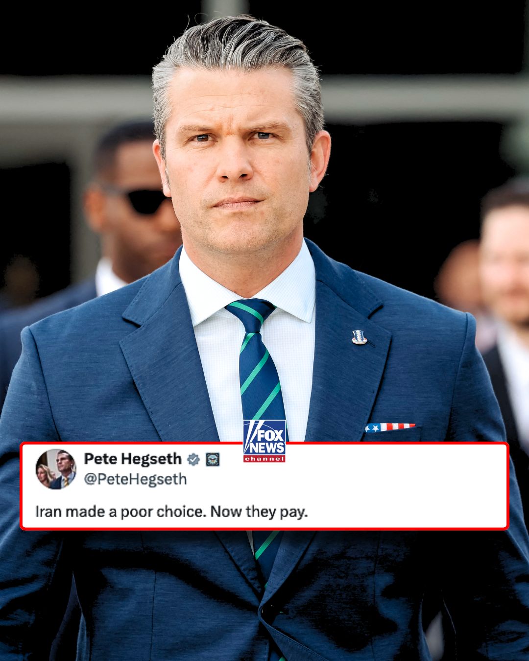 JUST IN: Secretary of War Pete Hegseth issued a blunt warning after President Trump ordered a third round of strikes against Iran.

The operation followed what CENTCOM described as an Iranian attack on a ship in the Strait of Hormuz, with the U.S. response intended to impose "a heavy cost by continuing to degrade Iran's ability to attack civilian mariners and commercial ships freely transiting the strait."