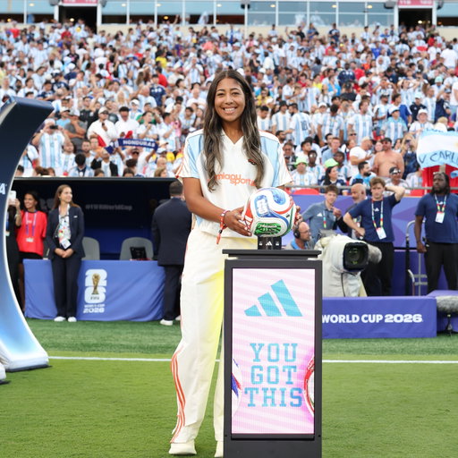 Once in a lifetime memory to be stadium captain at the World Cup!!! Can’t thank @adidas enough for the opportunity ❤️