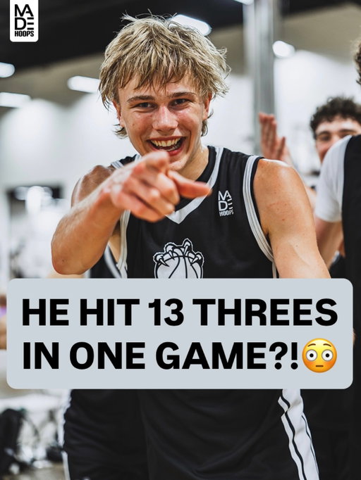 STEPEHN KMETZ YOU ARE A BAD MAN‼️😱 The Sophomore sniper just exploded for 43 pts. with 13 threes in a big time NJ Beasts win🎯