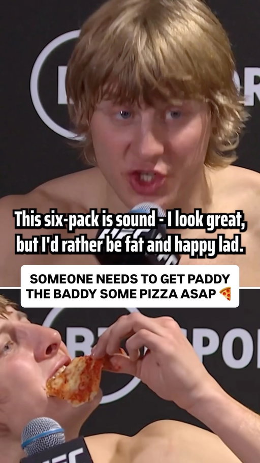 Paddy Pimblett deserves all the pizza in the world after that performance against Benoit Saint-Denis at UFC 329 👀

(🎥 via UFC)