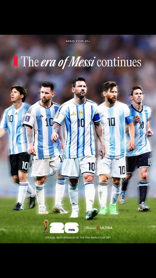 Another chance to witness the greatness that is @leomessi.