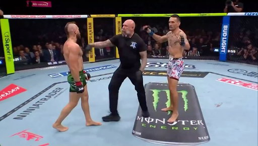 Max Holloway defeats Conor McGregor by TKO in Round 1.

#UFC329