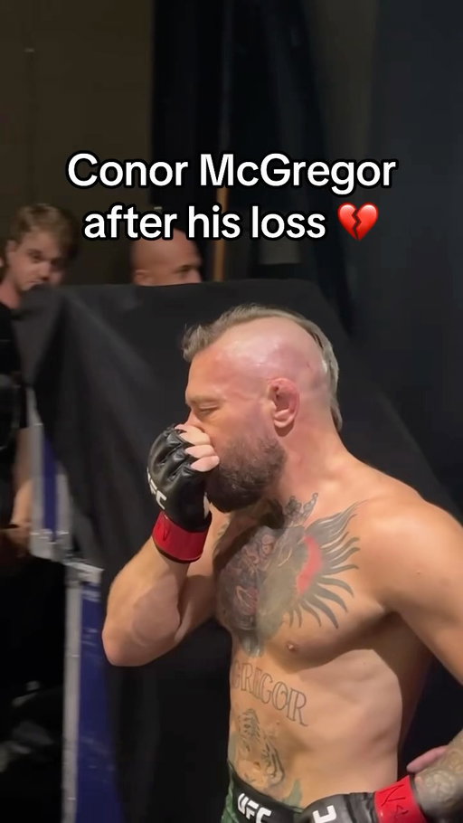 Heartbreaking night for Conor McGregor.