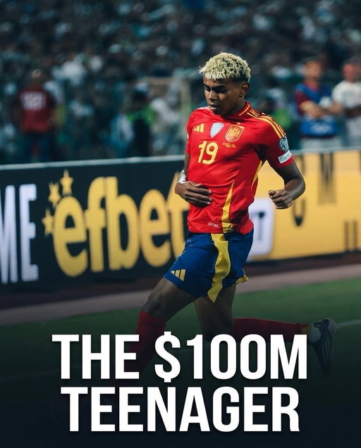 🚨 THE $100M TEENAGER 🚨

Lamine Yamal is 18 and already earns more than entire squads.

💰 $18M a year from Barcelona
👟 $34M Adidas deal
🤝 $6.5M a year in sponsors
🔒 $1,000,000,000 release clause

At his age, even Messi wasn’t close. And his prime is 7 years away 👀

💬 Is he worth it?
📤 Share this with a football fan

📸 Wikimedia Commons (CC BY 4.0 / CC BY-SA)

#LamineYamal #Football #WorldCup2026 #SportsBusiness #Barcelona