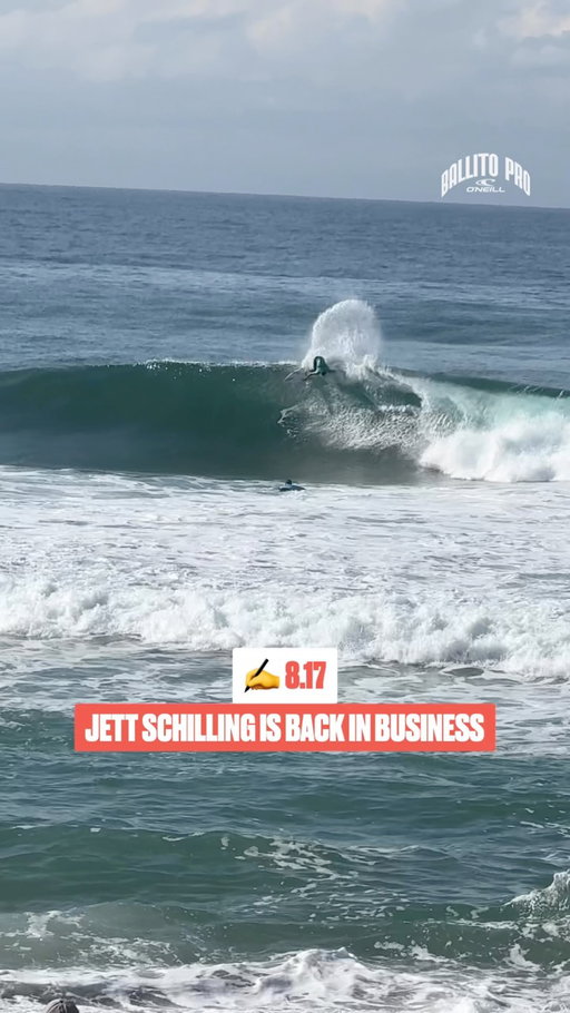 JMan doing his thing 🔨

The World Junior Champ @jettschilling gets the ball rolling in the 2026/27 CS season with an excellent score in his pocket.

Watch the #BallitoPro live at worldsurfleague.com

@oneillzaf
