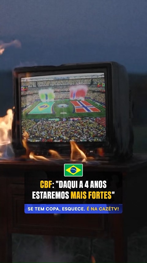 "DESISTIR NUNCA FOI COISA DE BRASILEIRO"! 🇧🇷🇧🇷💪🏼💪🏼 CBF posta vídeo sobre INÍCIO DO CICLO PARA A COPA DE 2030! VOLTAREMOS MAIS FORTES PELO HEXA!!!! ⭐⭐⭐⭐⭐🌟

📹: @brasil

🚨 𝐒𝐄 𝐓𝐄𝐌 𝐂𝐎𝐏𝐀, 𝐄𝐒𝐐𝐔𝐄𝐂𝐄! É na CazéTV! 🤩

#CoberturaCazéTV #CopaNaCazéTV #SeleçãoBrasileira #cztv37