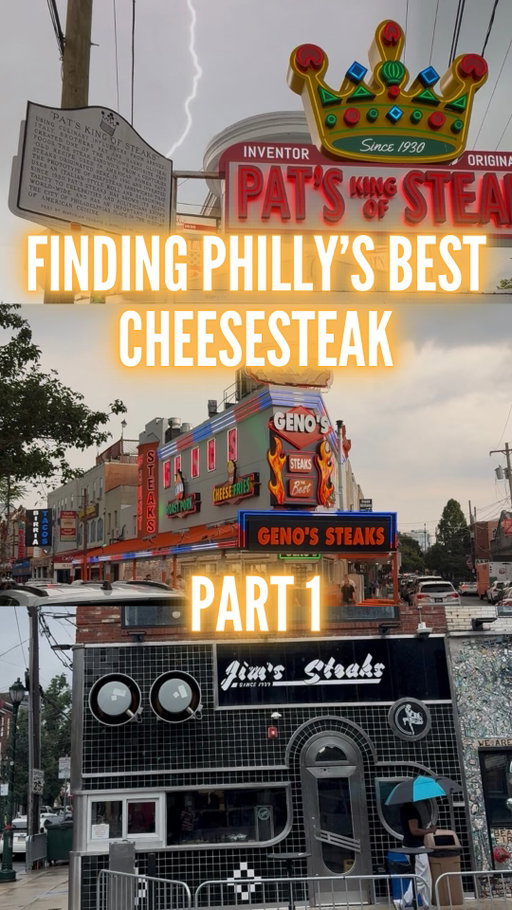 Finding the best cheesesteak in Philadelphia - Part 1

First off I had to check out the city’s most iconic Philly Cheesesteak spots: Pat’s King of Steak, Geno’s Steaks, and Jim’s South Street. Let me know which spots I should check out next while I’m here for MLB All-Star Week!

#philly #phillytiktok #phillycheesesteak #foodreview #foodtiktok