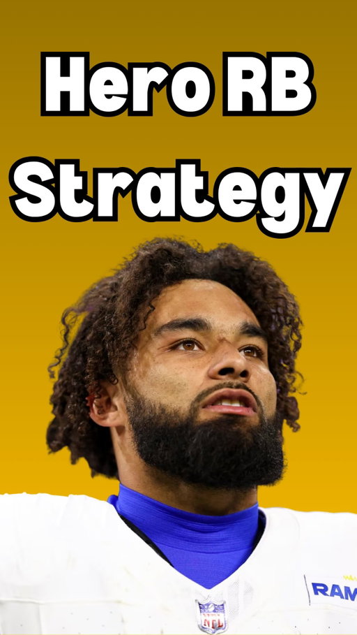 If you’re trying Hero RB this year… do it THIS way 👀🔥 #walterpicks #cowboyswalterpicks #fantasyfootballdraft #fantasyfootballadvice #strategy