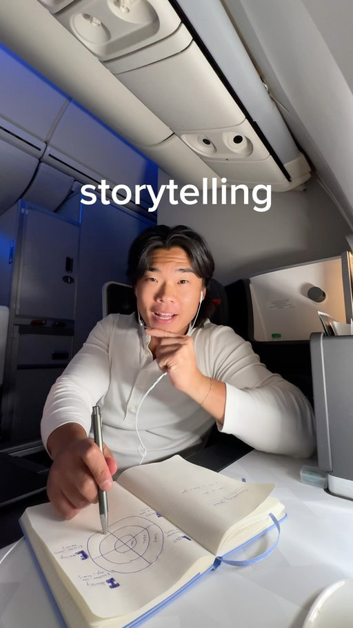 if you skip, you’ll never win.

comment if you would join my 21-day storytelling content challenge! 

would consist of 9 frameworks for talking videos, non-talking videos, and carousels AND daily templates to help you put into action

it would also come with 10 other lessons on the principles of storytelling such as arcs, editing, psychology, filming, and so much more!