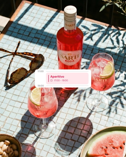 Booked and busy. Sarti Spritz is the perfect addition to Aperitivo Hour. 🩷 #SartiSpritz #EnjoyResponsibly