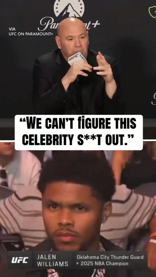 Dana White WENT OFF after the UFC production team confused Shakur Stevenson for Thunder star Jalen Williams 😳