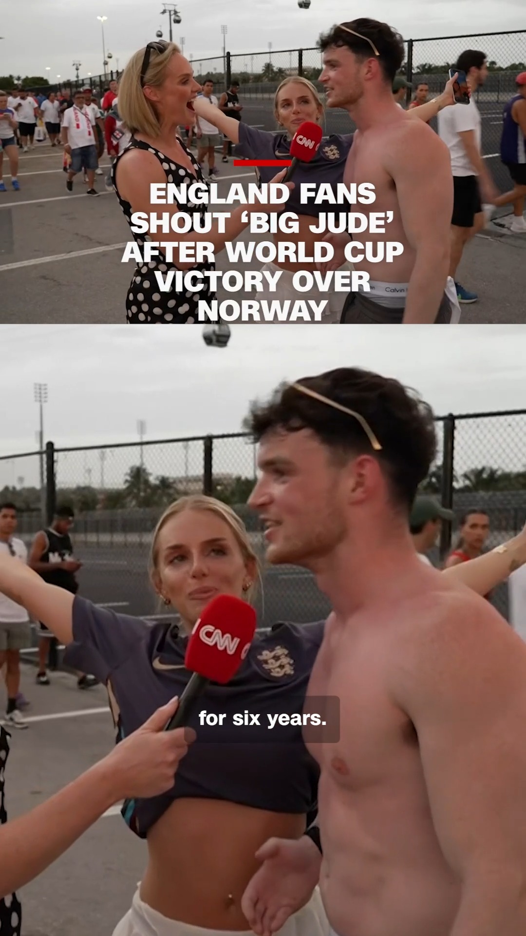 CNN asks Norway and England fans how they felt the World Cup quarterfinal match went, with one name coming up most — Jude Bellingham.