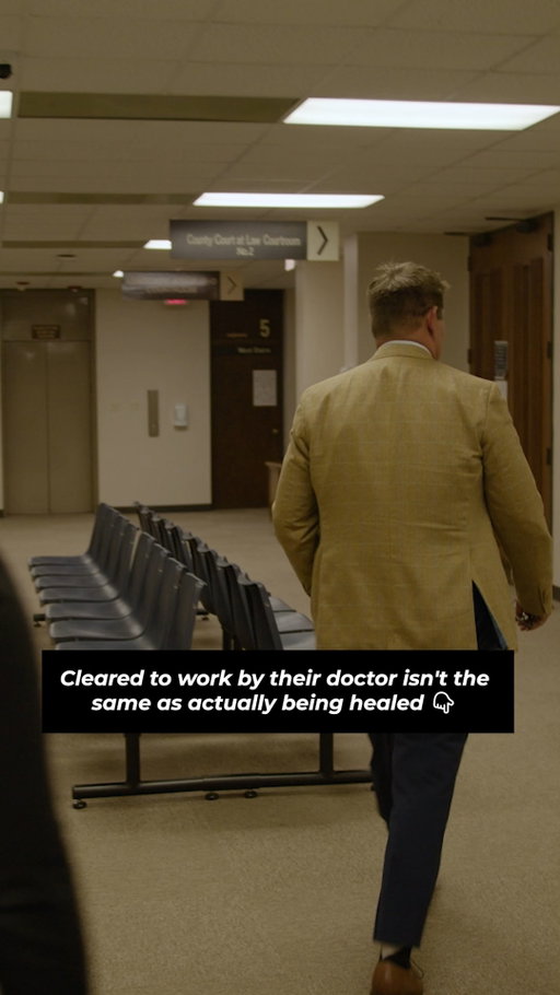 You know your body better than anyone else.

After an on-the-job injury, returning too soon can create bigger problems. Before signing paperwork or accepting that you're ""fine,"" make sure you understand your medical situation and your legal options.

The right steps early can make a major difference later.

#WorkInjury #TexasLaw #WorkersComp #WestTexas #KnowYourRights #LegalAdvice