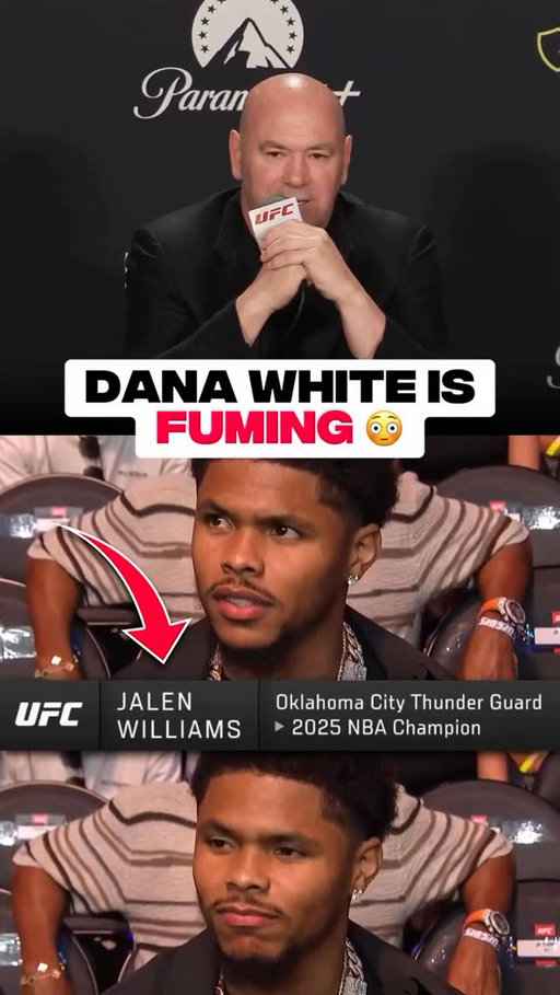 Dana white crashes out after his team used a different celebrity pic when showing his newly signed shakur Stevenson