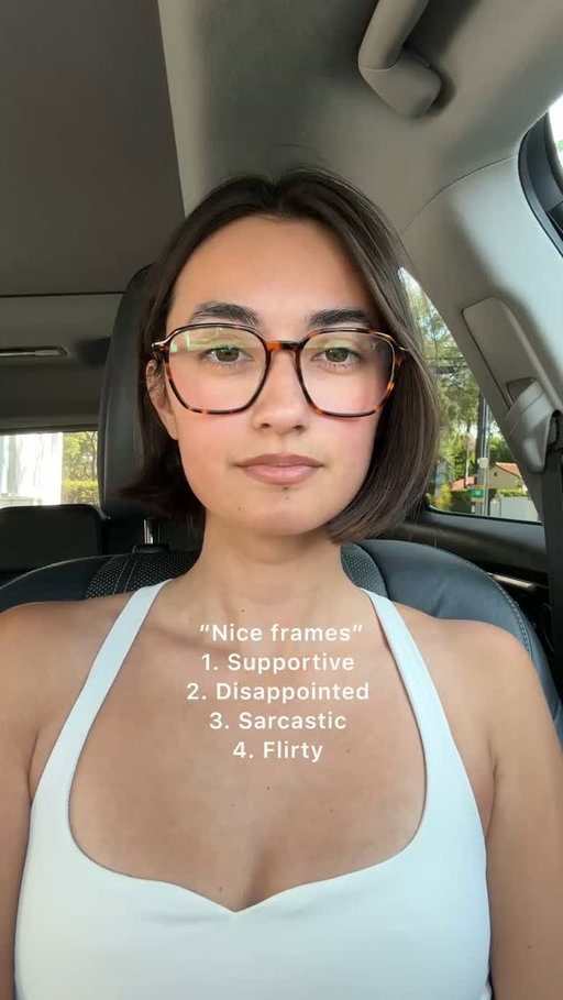 Say it however you want, the frames speak for themselves 👓😉