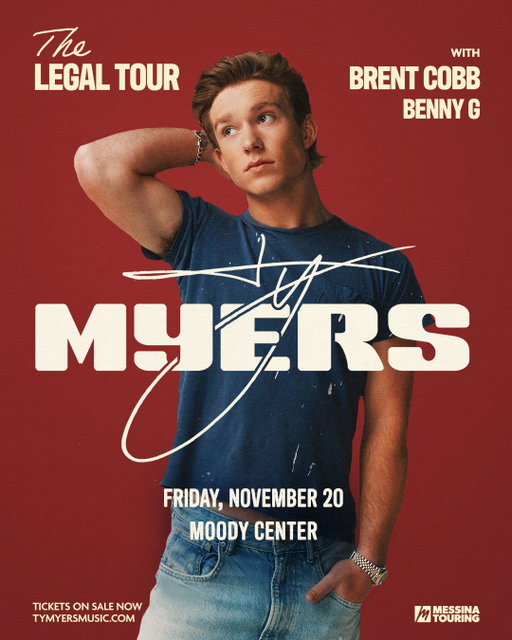 *UPDATE: Giveaway Now Closed! Congrats @bellamaespurgers - you’re our lucky winner! Check your DMs!* Newly minted ACL TV alumnus @tywmyers is coming back to @moodycenteratx Friday, November 20th, and we're giving away a pair of tickets to the show!
HOW TO ENTER: ⁠
✨ Follow @acltv on Instagram ⁠
✨ Like this post⁠
✨ Tag your +1 to this show ⁠
Tickets are available now at the link in bio - tymyersmusic.com. And, don't forget to watch Ty Myers' ACL TV debut on PBS when it premieres later this fall. 
⁠Winner will be selected and notified by Instagram DM Wednesday, Thursday, July 16th, 12PM. Winner is responsible for travel and accommodations to the event. Ticket resales prohibited. No purchase necessary. Starts 7/12/26, ends 7/16/26. Must be 18 years of age or older. US residents only.