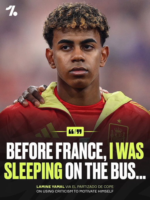 The World Cup semi-final between France and Spain is going to be UNMISSABLE 😮‍💨 

You can’t forget that when they faced off at EURO 2024, Lamine Yamal showed us all just how nonchalant he was ahead of their clash 😮‍💨🛌🔥

Adrien Rabiot had said Lamine Yamal needed to ‘do more much more to play in a EURO final’ ahead of their semi-final with France in EURO 2024, Yamal then went on to score against them, before lifting the trophy in the final vs England 🥶🏆