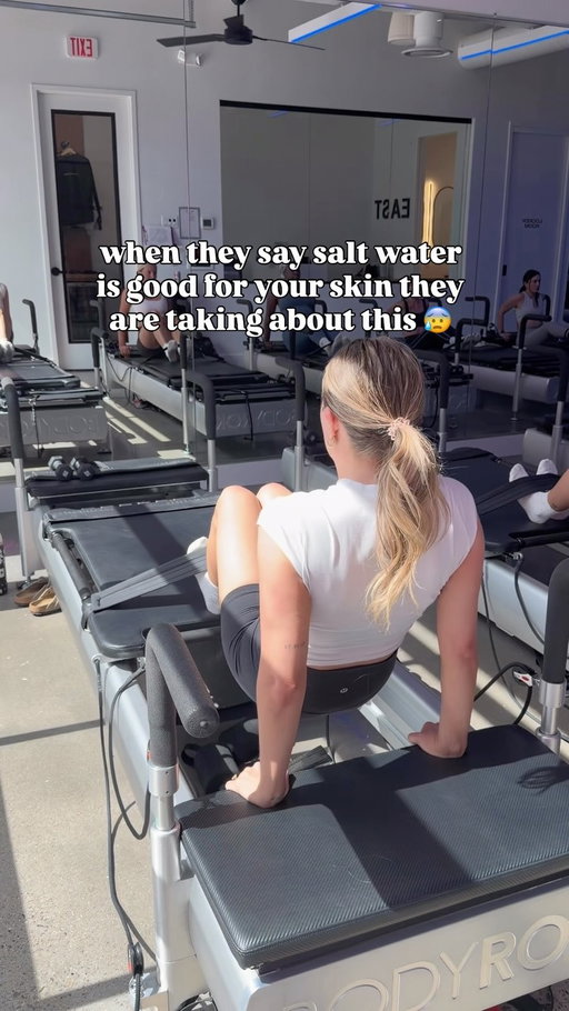 Sweating it out is good for the soul 😰🥵

#pilates #reformerpilates #workingout #saltwater #bodyrok