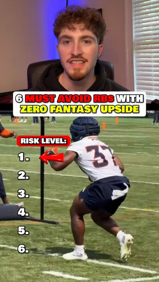6 must AVOID RBs with zero fantasy upside