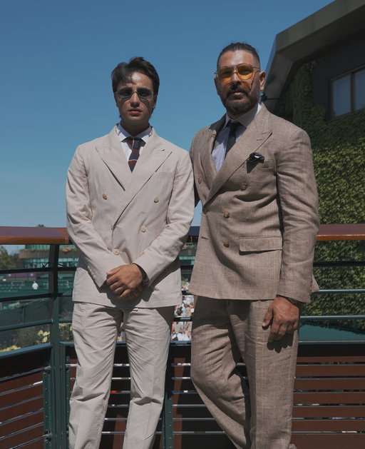 Wonderful to have you at Wimbledon, @yuvisofficial @abhisheksharma_4 👋

@ralphlauren | @poloralphlauren