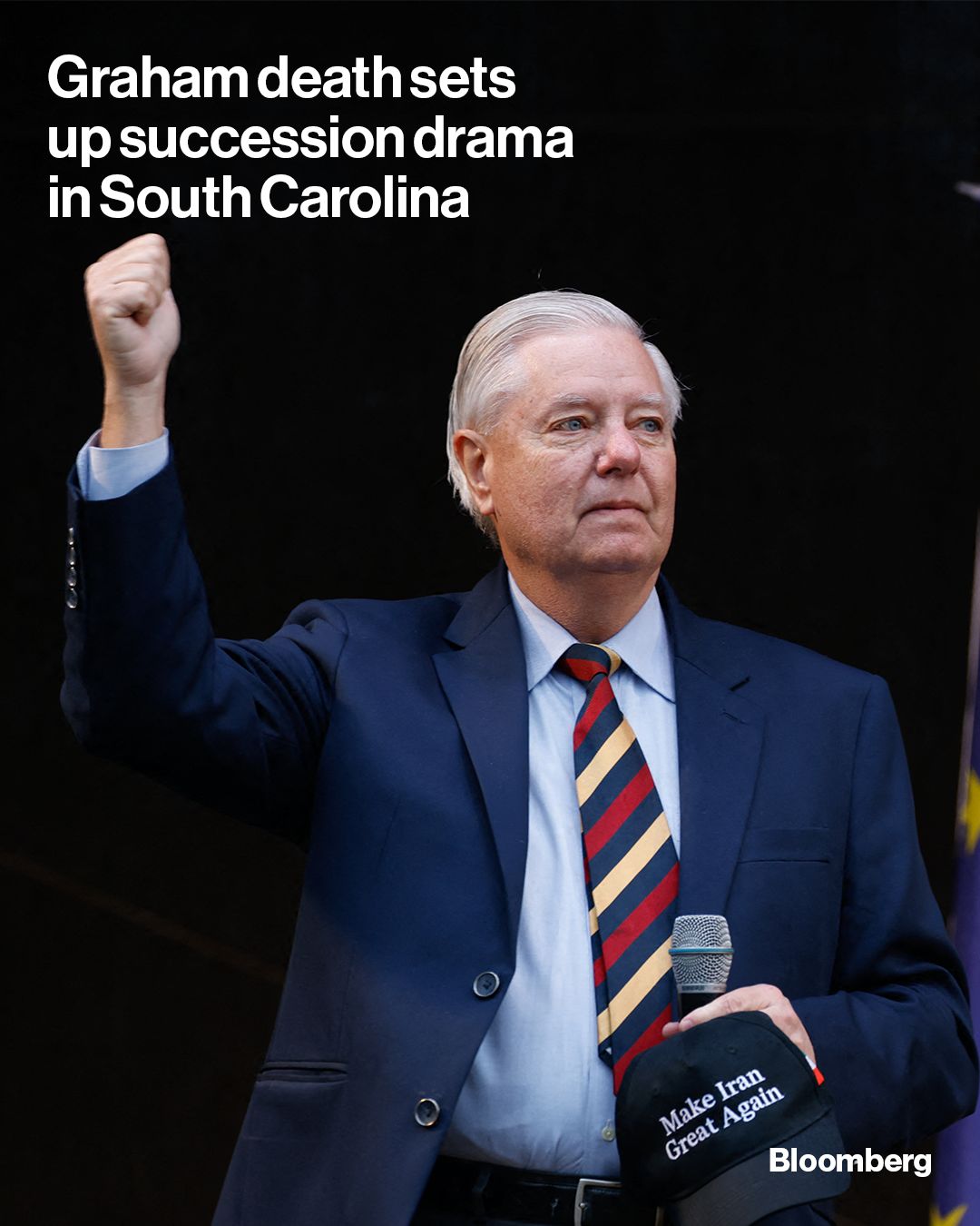 The sudden death of US Senator Lindsey Graham of South Carolina sets up a succession drama in the deeply conservative state that risks throwing the race into chaos less than four months before the midterm elections. Tap the link in bio for more.

📷️: Michaela Stache/AFP via Getty