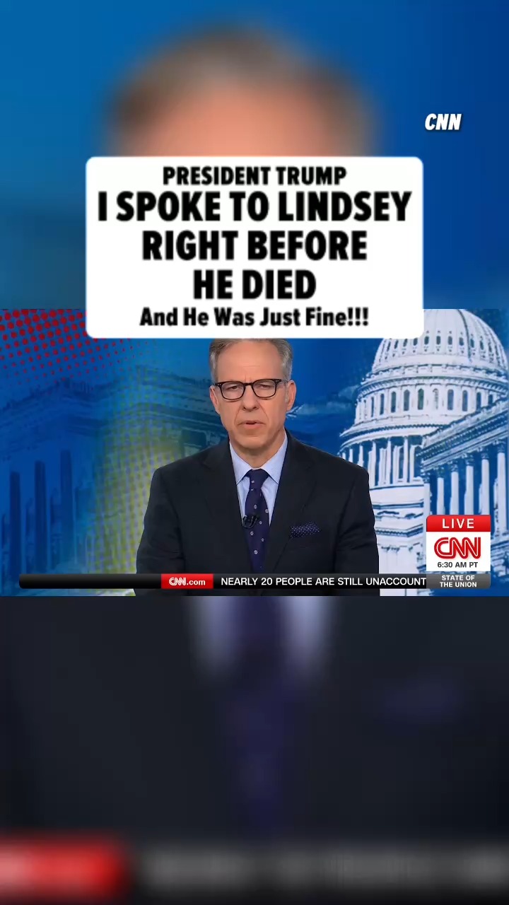 President Trump says he spoke with Lindsey Graham a few hours before the senator died -- and he thought Lindsey was just fine.

🎥 CNN
