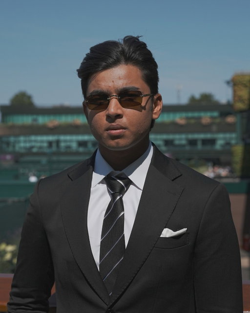 The Indian batting sensation, Vaibhav Sooryavanshi, at Wimbledon 🎾