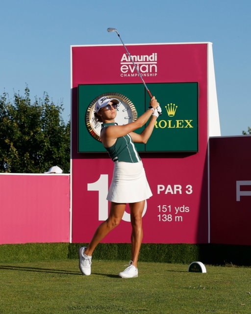 Evian 2026 🌸

Always a big challenge coming back to Evian, but I think this time I added some great memories to the list. 

+6 through 12 holes on round 1 to finishing the tournament at -3, DEFINITELY conquered some demons ! 

Big shoutout to @dovey_mc_wobblesworth for being such a great pilote. 👨🏼‍✈️ No yardage book for me — just distance, target, swing.

The biggest thank you to everyone who came out to cheer. Seeing so many familiar faces coming back year after year means more than you know. Feeling that support all week was pretty special. And thank you for making lots of noise (Evian family who’s been here for years @justine_lnlw @didier_lanne @jeanphilippepeytrin @neuropsy_del ) for the good shots and birdies and bringing the vibes. 👏🏼✨

Merci @evianchamp and @riboudfranck for an incredible event and for continuing to raise the game!