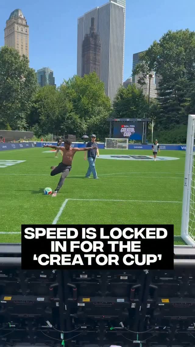 IShowSpeed is ready for the Creator Cup ⚽️ 🏆