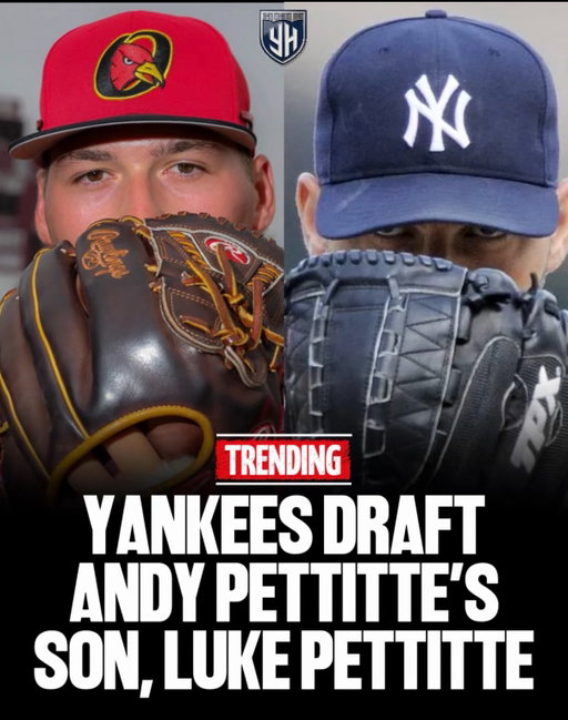 Luke Pettitte, son of Yankees legend Andy Pettitte, has been drafted by New York in the 8th round of the 2026 MLB draft.

In 2023, Andy returned to the Yankees as an advisor and coach after spending 15 of his MLB seasons with the franchise.