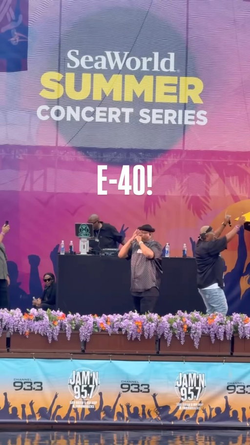 THANK YOU FOR BRINGING THE HEAT TO E-40SAN DIEGO! 
Keep tuning in for your chance to join the next @seaworldsandiego Summer Spectacular Series!

#seaworld #sandiego