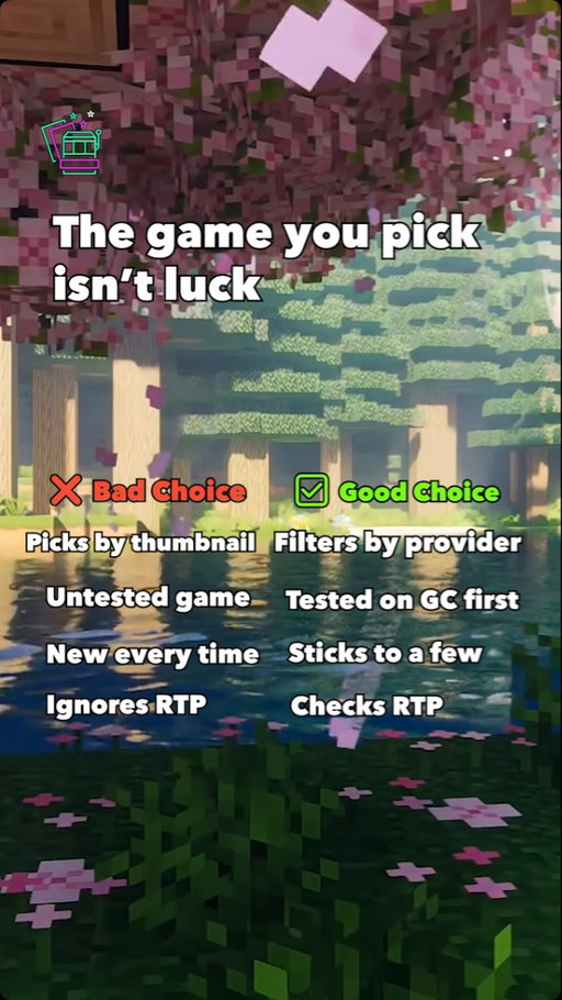 Two players, two habits, one of them is actually playing smart