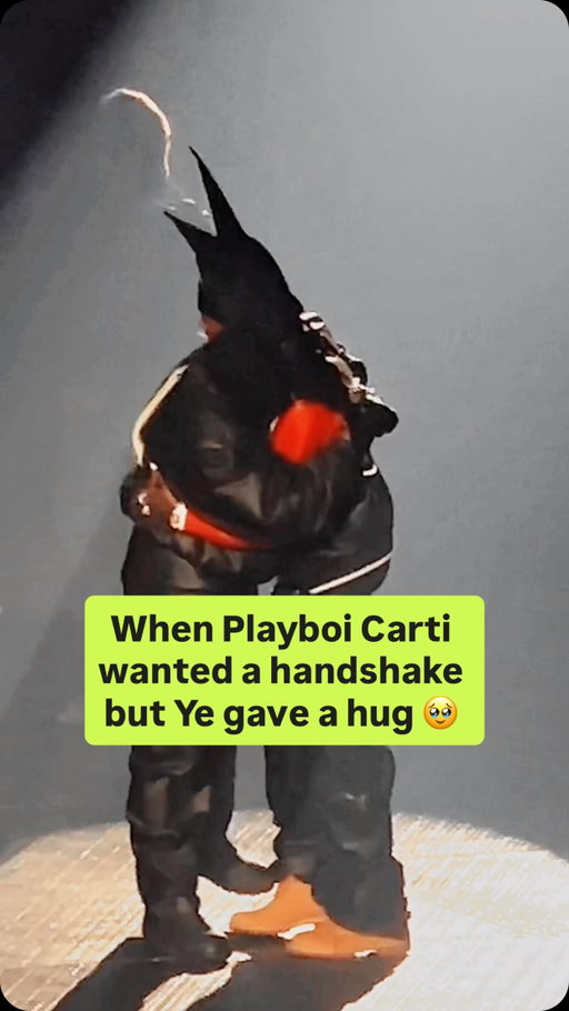 Throwback to this wholesome #PlayboiCarti & #Ye moment 💚

🎥 @cultcert