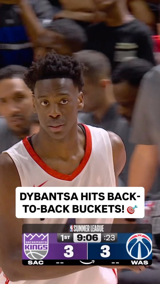 @aj.dybantsa sinks BACK-TO-BACK buckets to start the game for the @washwizards! 🎯 Watch the No. 1 pick LIVE on Prime!