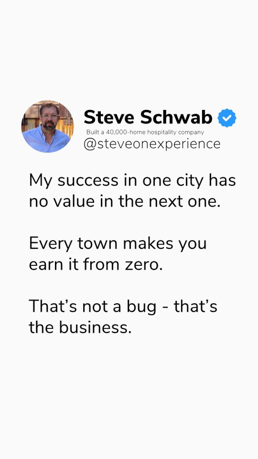 Every town makes you earn it from zero. 
When expanding your business, you can't rely on centralized dashboards or remote management to automatically replicate your standard. True scale isn't simple addition; it is multiplication that requires being present on the ground. You can't outsource trust, and you can't centralize relationships. 
Every new market requires a local team that is present, accountable, and deeply invested in the homeowners and neighborhoods they serve. Technology should make your operation bionic, not robotic, freeing your people to focus on local execution rather than hiding behind a dashboard. 
Build with deep intention in every single city, because proximity wins. #ScaleSmart #BetterNotBigger #ProximityWins #PropertyManagement