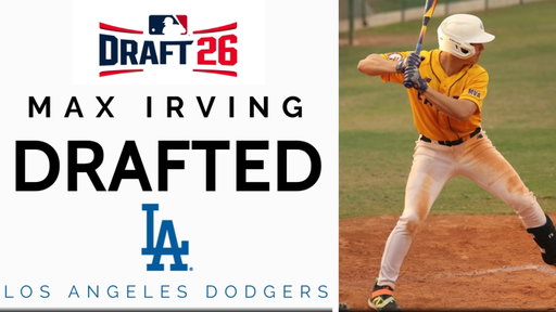 🚨 HE'S BEEN DRAFTED! 🚨
A dream years in the making became reality Sunday as recent baseball alum Max Irving ('26) was selected by the Los Angeles Dodgers in the 18th Round (553rd Overall) of the 2026 Major League Baseball Draft! ⚾

Max put together one of the most memorable seasons in recent Montverde Academy baseball history, batting .474 with 37 hits, 12 doubles, 7 home runs, 28 RBIs, 38 runs scored, and 14 stolen bases while helping lead the Eagles to the program's first District Championship since 2023.

Being selected in the MLB Draft is an achievement few players ever experience. Max will now have the opportunity to negotiate with the Dodgers before the signing deadline. If an agreement isn't reached, he remains committed to the University of South Florida, where he can begin his collegiate career and remain eligible for a future MLB Draft.

Congratulations, Max! The entire Montverde Academy family is incredibly proud of you and can't wait to see where your journey takes you next.