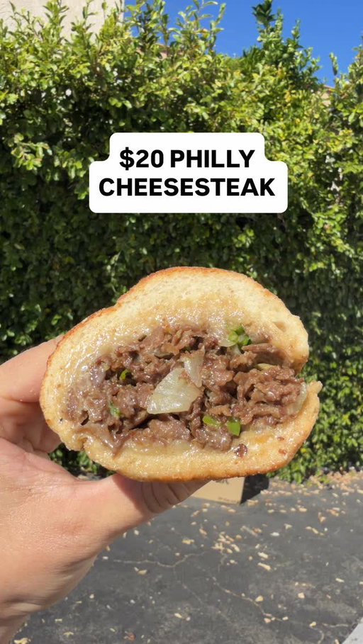 Trying the New $20 cheesesteak from @corner_sandwiches 

Cheesesteak + cherry pepper aioli + cherry pepper peppers 

🧢 from @erraticclothing 
#food #review #sandwich #foodie fypシ