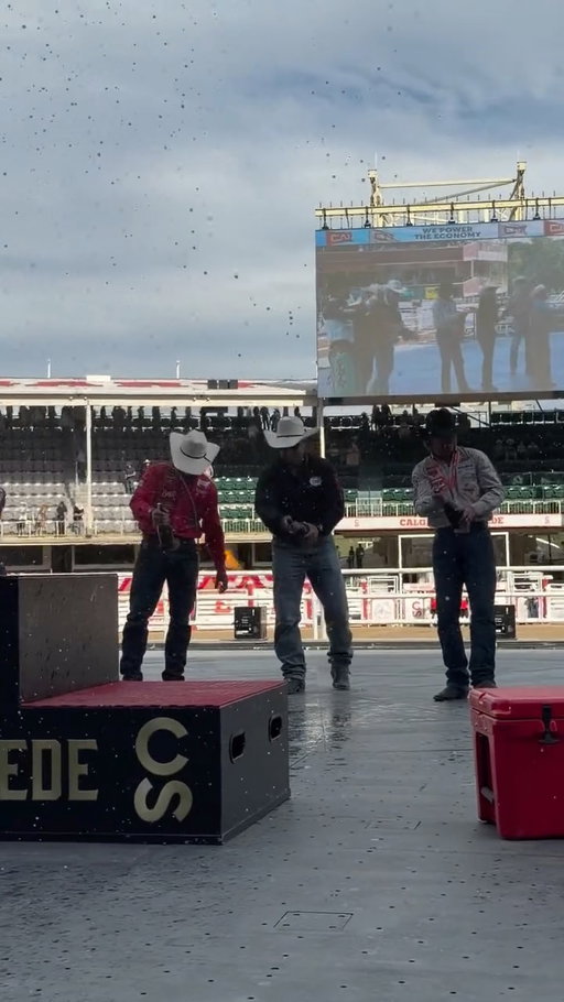 Champagne showers 🍾

Congratulations to our 2026 Calgary Stampede Rodeo Champions!