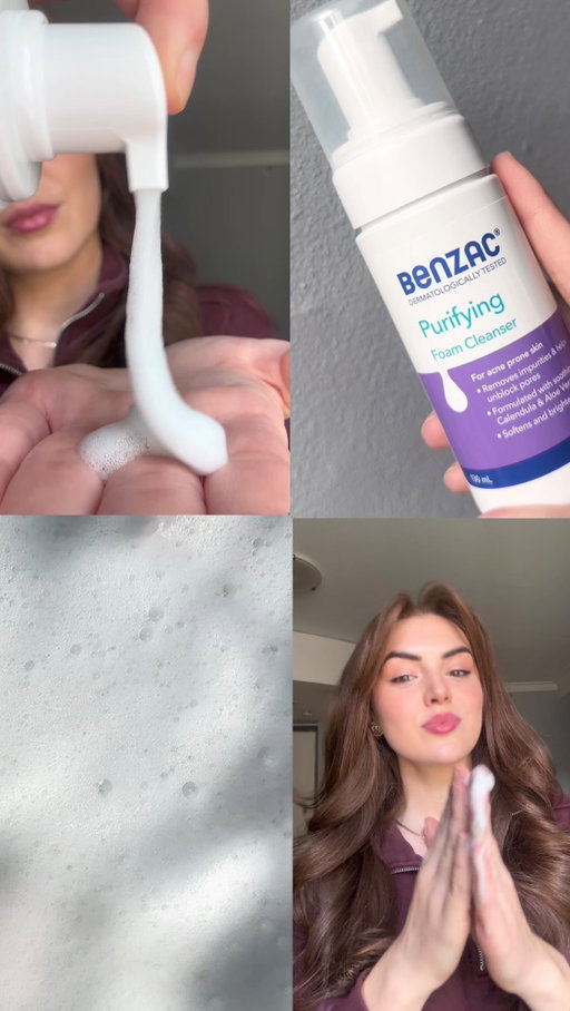 Our Purifying Foam Cleanser unblock pores, washes away impurities and effectively controls the oiliness of your skin without drying it out.

#BenzacAU #skincare #skincareessentials
