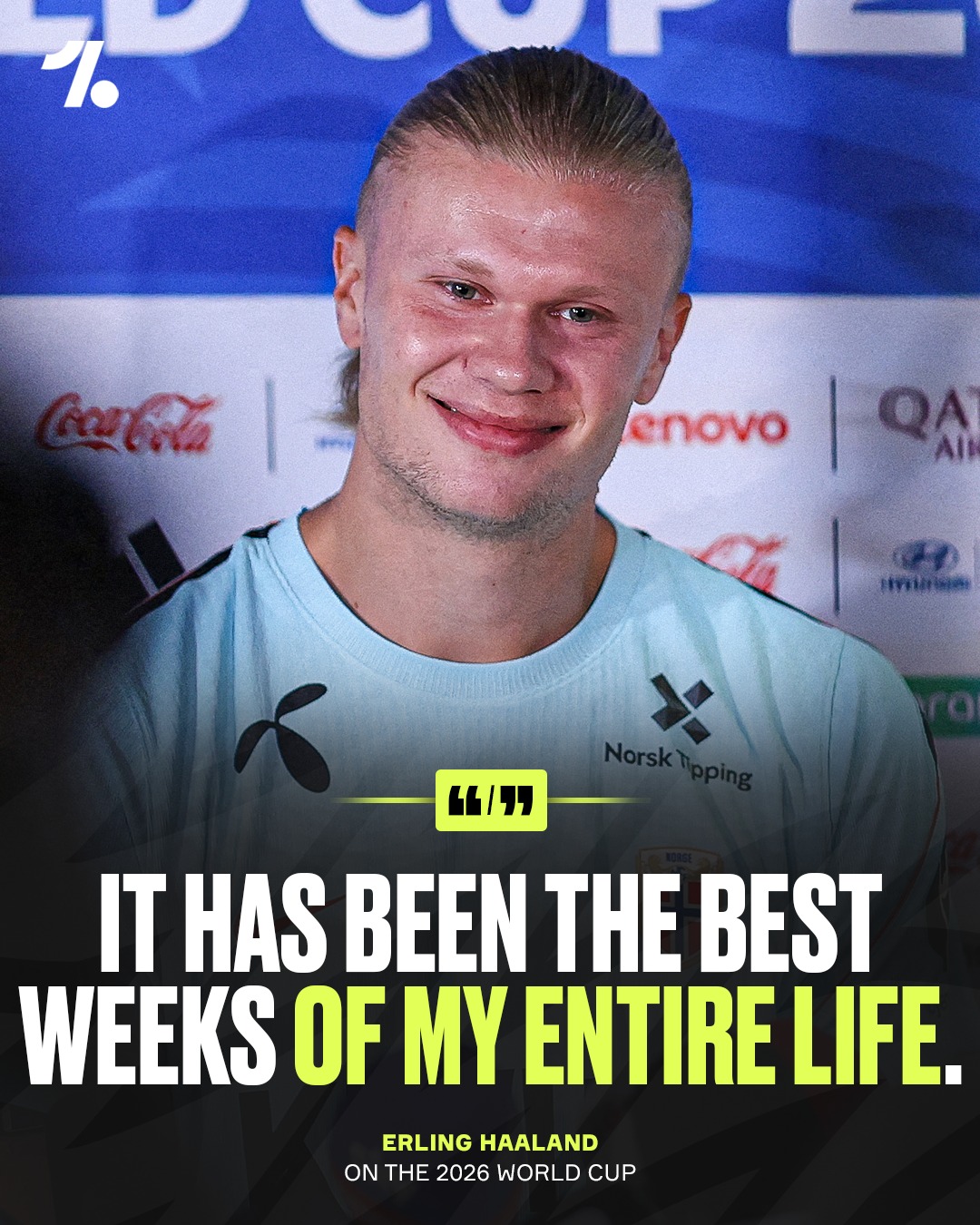 Erling Haaland loved being there, and we all loved watching him ❤️🤖

We don't think this is the last time we'll see him and Norway at a major tournament 🫡