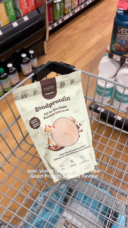 After weeks of searching, finally found it!
The Good Protien in S’mores flavour, yum!!

@goodprotein