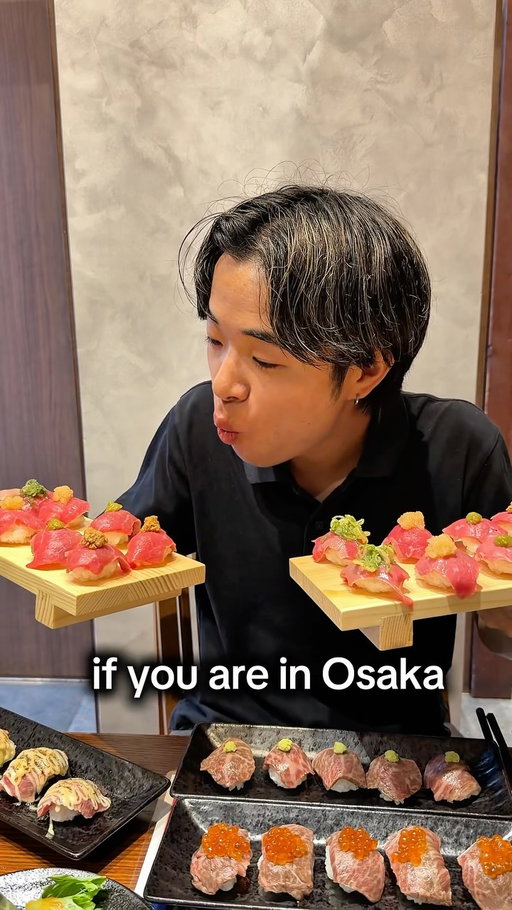 📍Nikutarashi, Umeda

A casual meat spot in Umeda where you can enjoy a variety of meat dishes, including meat sushi.
They also offer all-you-can-eat and drink courses under $20(¥3499), so it’s a great choice if you want a fun and filling meal in Osaka.

#japantrip #japantips #visitjapan #japanlife #pr