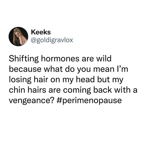 I swear I’m learning of a new perimenopause symptom every day. At least now I have a reason for these *mood swings* and *night sweats* and *adult acne breakouts*. @midihealth is here to guide you through this chaotic transition with their personalized, non-gaslighty care. Check Midi out at the link in bio. #MidiHealthPartner