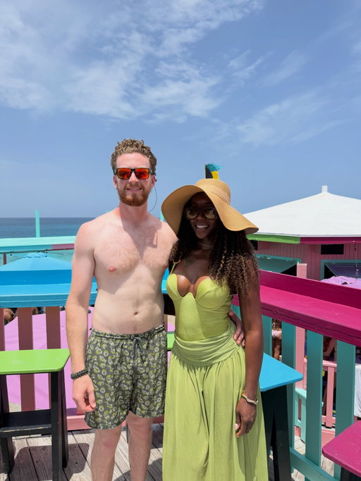 Traveling the world with the sweetest man ever 🌴❤️