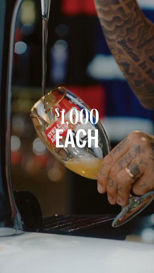 4 winners. $1,000 each. FIFA World Cup 2026™️ Semifinals. Need we say more?​

Follow @stellaartoisusa and tag a friend with #AllRoundsOnBeckham #Sweepstakes in the comments for your chance to win. @fifaworldcup
