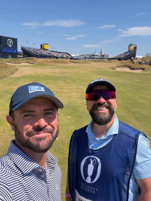 Awesome experience! @peterfinchgolf crushed his job today….me, not so much. Appreciate all the love and support! That’s officially a wrap on the UK golf trip 👋