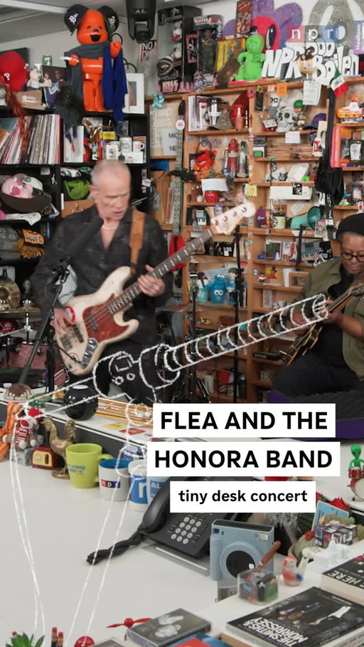 #tinydesk • @flea333 and the Honora Band features Tiny Desk alumni Jeff Parker, Josh Johnson and Anna Butterss as well as Deantoni Parks — musicians with deep catalogs across creative music 🌟⁠
⁠
Watch the full performance at the link in our bio, only on npr.org/tinydesk or @nprmusic's YouTube❗️