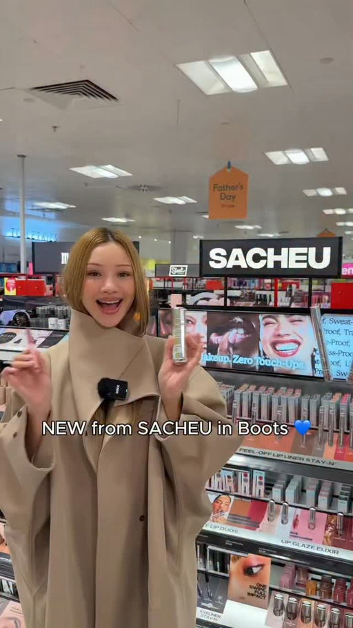 A little pinch me moment 💙 Our two newest products are officially available in @Bootsuk stores across the UK! Thank you for supporting SACHEU and helping us reach milestones like this. I can’t wait for you to see them on shelves and try them for yourselves.