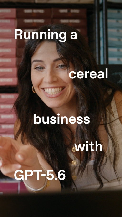 GPT-5.6 for *cereal* entrepreneurs.
@threewishes